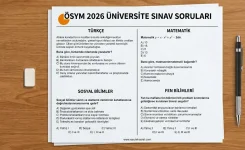 2026 Üniversite Sınav Soruları ve Cevap Anahtarları
